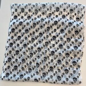 Skull Patterned Scarf